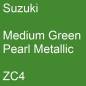 Preview: Suzuki, Medium Green Pearl Metallic, ZC4.